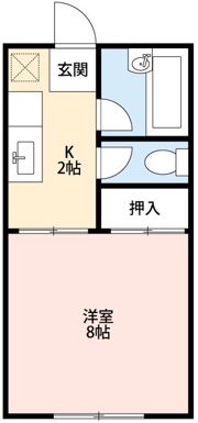 コーポ稲荷田の間取り画像