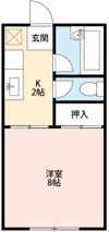 コーポ稲荷田の間取り画像