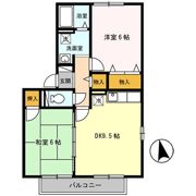 メゾンドルチェ Cの間取り画像