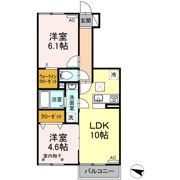 サンテラス Aの間取り画像