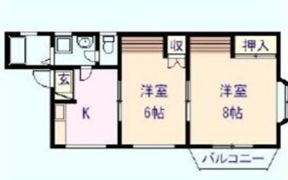 前田ハイツBの間取り画像