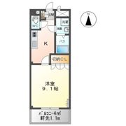 フロイデBの間取り画像