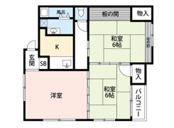 メゾン田園の間取り画像