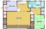 畠貸家（御山）の間取り画像
