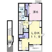 ベルポスト Kの間取り画像