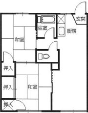 泉川ハイツBの間取り画像