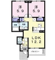 アーバン松浪IIの間取り画像