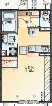 ピュアリィ五月町の間取り画像
