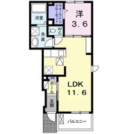 グラース メゾン中ノ町IIの間取り画像