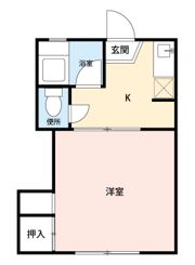 泉川ハイツAの間取り画像