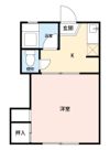 泉川ハイツAの間取り画像