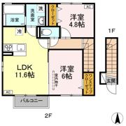 サンシード Bの間取り画像