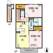 ボヌール Bの間取り画像