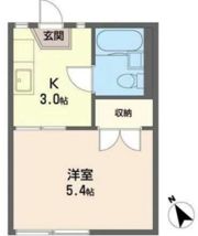 コーポ33の間取り画像