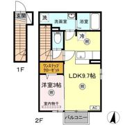 T－ルーム中角 Iの間取り画像