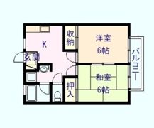 スカイハウス栄の間取り画像