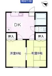エスエスハイツの間取り画像