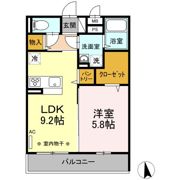 ディアコート 宮下の間取り画像