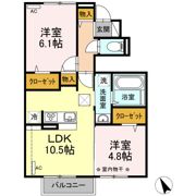 サニーガーデン Bの間取り画像