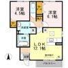 コデアスIM A棟の間取り画像