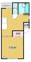 ハイツベルフロール B棟の間取り画像