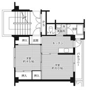 ビレッジハウス神主 2号棟の間取り画像