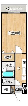 河野マンションの間取り画像