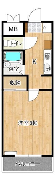 CROWN相生Iの間取り画像