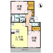 サンガーデニア A棟の間取り画像