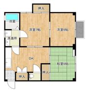 サンライズ小福井の間取り画像