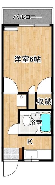 コーポ司の間取り画像