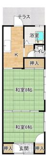 黒川町 M貸家の間取り画像
