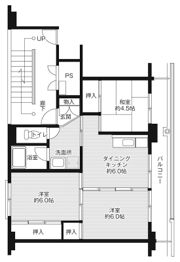 ビレッジハウス青山II 1号棟の間取り画像