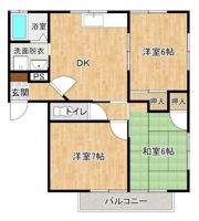 マリゾン橋田の間取り画像