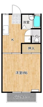 メイプルハイツの間取り画像