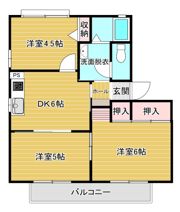 Bell View D棟の間取り画像
