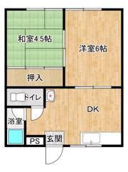 コーポ長沢の間取り画像