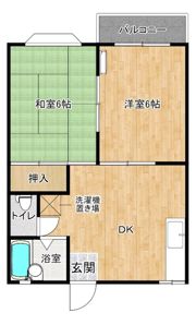 タウニーハイムIの間取り画像