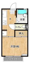 レークハイツMの間取り画像