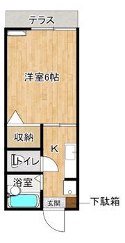 アクアス博多の間取り画像