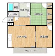 ファミールUの間取り画像
