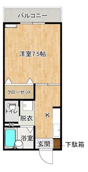 レジデンス博多の間取り画像