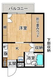C＆Cコーポラスの間取り画像