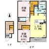 ハイツナシノキIIの間取り画像