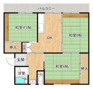 みどりコーポラス金城 1号棟の間取り画像