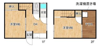 ササヤアパートの間取り画像