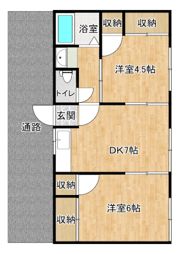 レクリオ博多の間取り画像