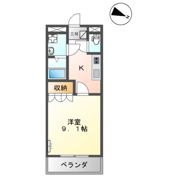 ブラウンハイツ塩冶 B棟の間取り画像