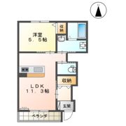 ディア ベルジュの間取り画像
