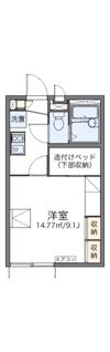 レオパレスアムールコートの間取り画像